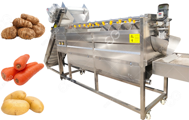 Electric Potato Peeler Machine for Potatoes' Mass Processing