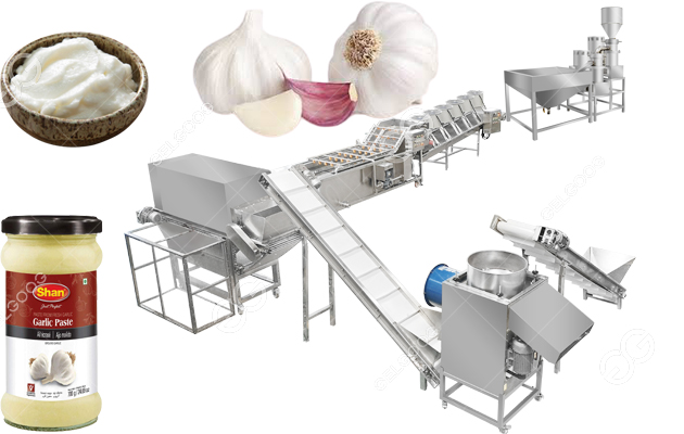 garlic paste processing line