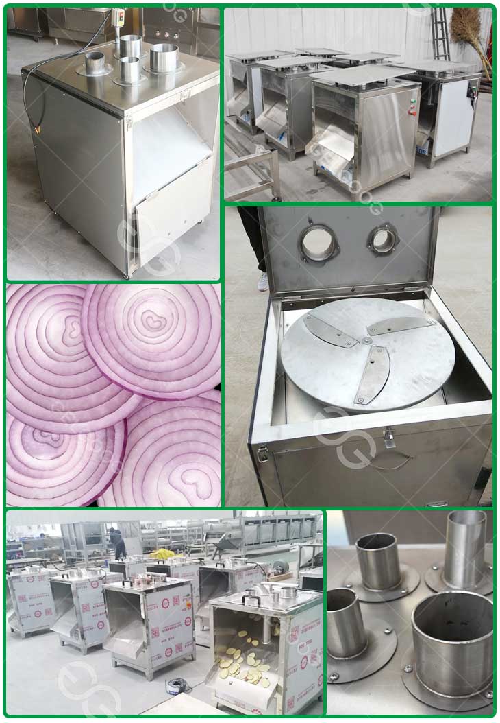 Eletric Onion Slicing Machine Onion Ring Cutting Machine