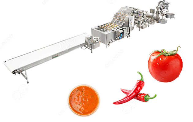 salsa sauce production line